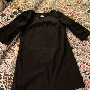 French Connection black shift mini dress sz 6